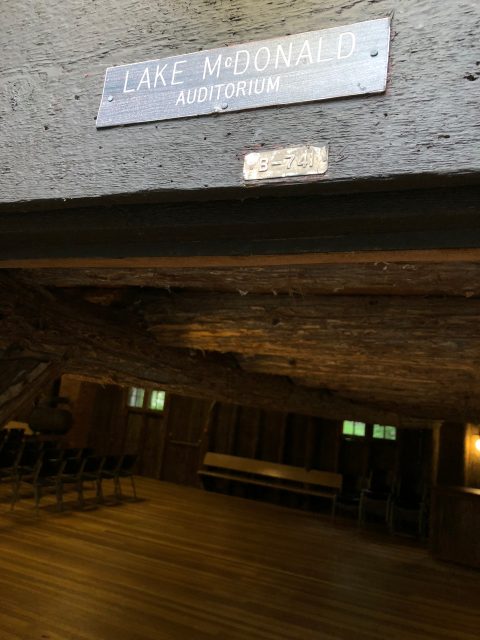 Lake McDonald Lodge Auditorium