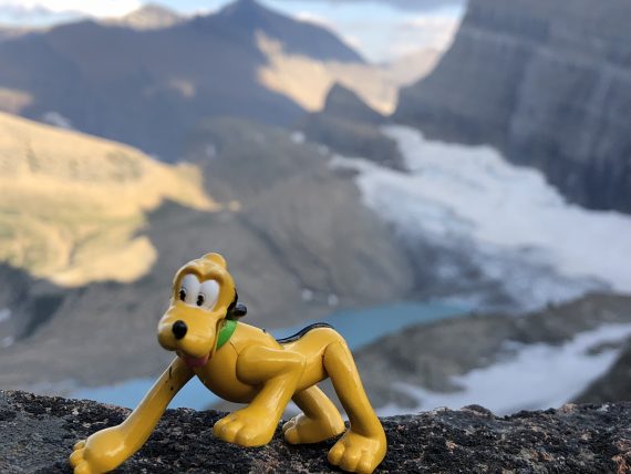Disney Character Pluto in Glacier Park