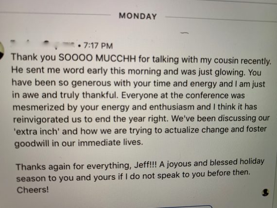 thank you note