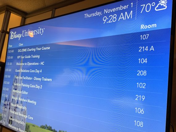 Disney University classes