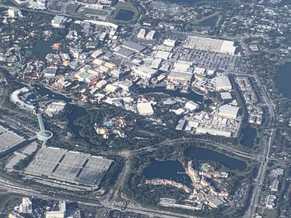Universal Studios ariel view