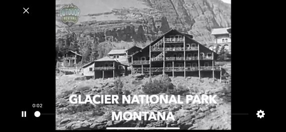 Glacier National Park old Chalets