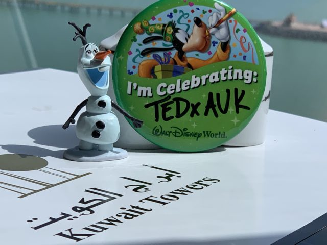 Kuwait Towers and Disney characters