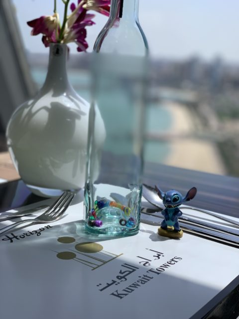 Kuwait Towers and Disney characters