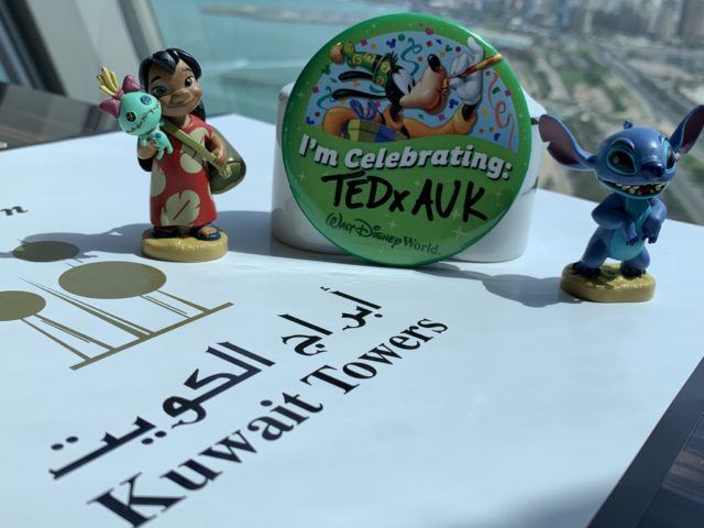 Kuwait Towers and Disney characters