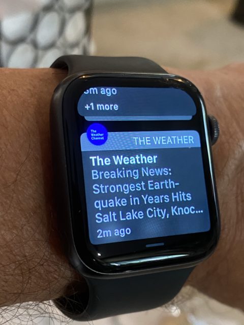 apple watch screen