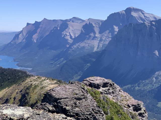 St Mary Lake unique view