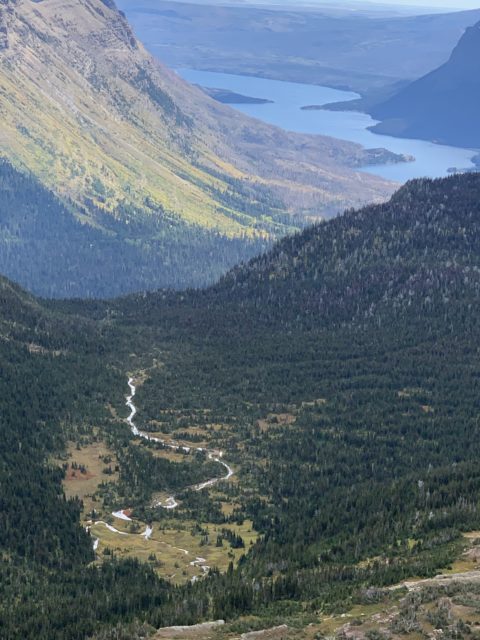 Mountain scene from Logan Pass 