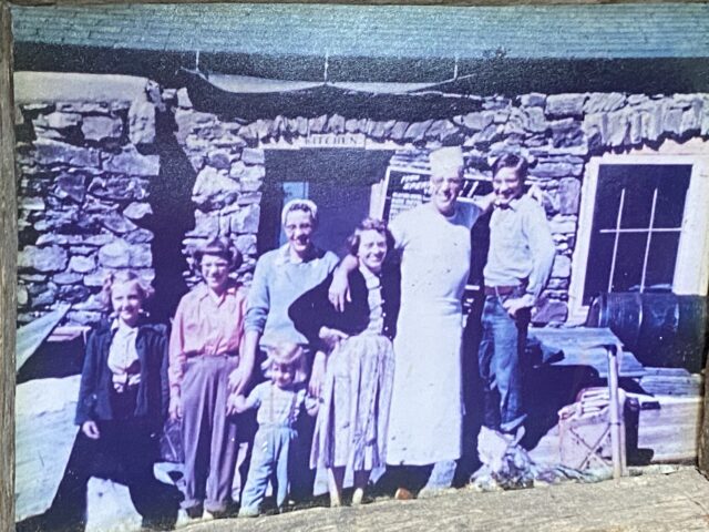 Mountain chalet family staff