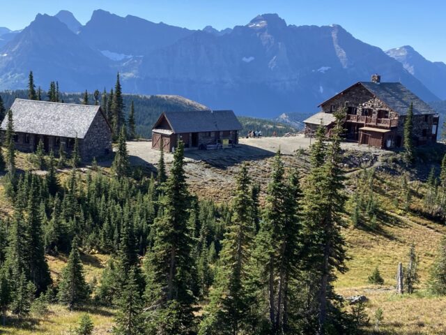 high mountain chalet