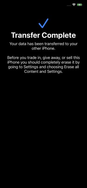 IPhone data transfer