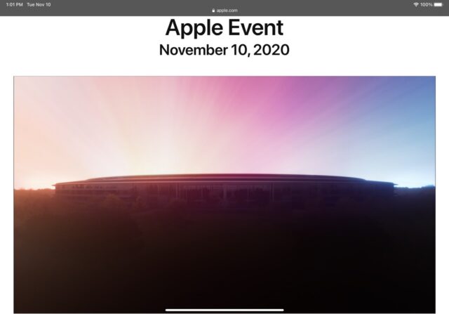 Apple HQ at dawn