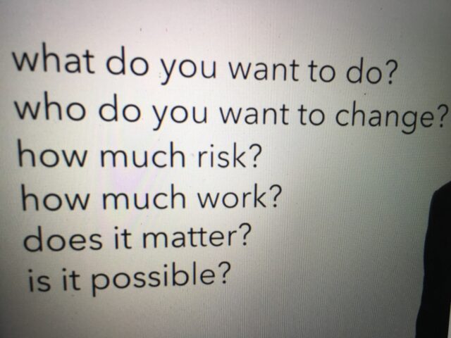 A list ofSelf reflective questions
