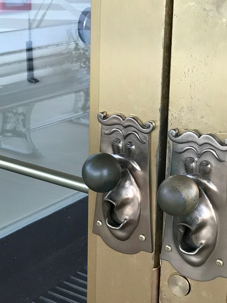 Disney Casting Center unique entrance door knobs