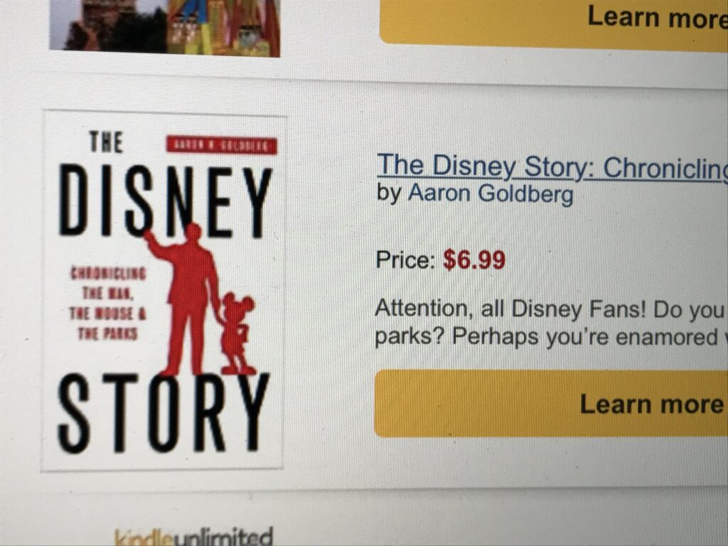 A book called the Disney story
