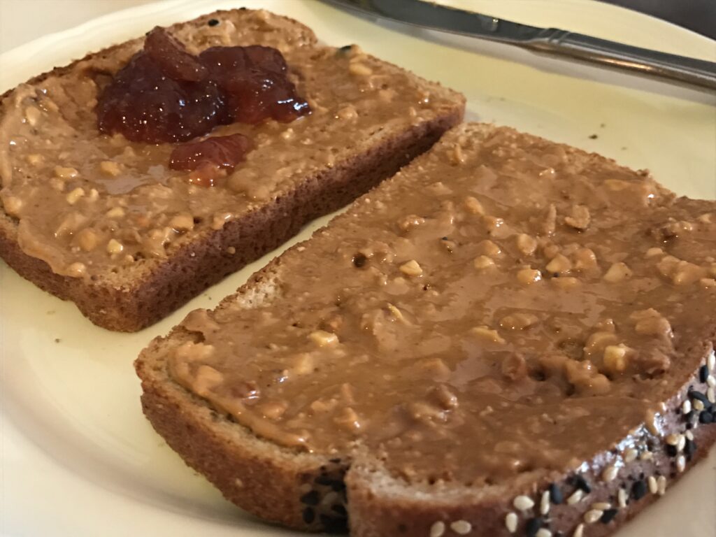 peanut butter and jelly sandwich 