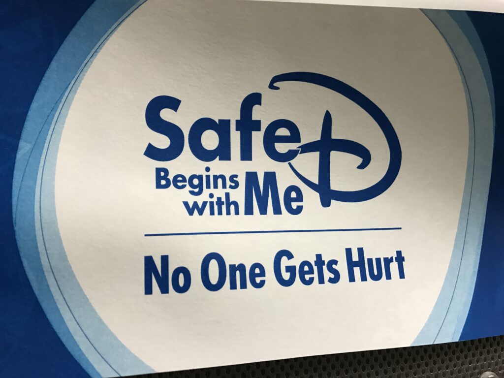 Disney Safety slogan