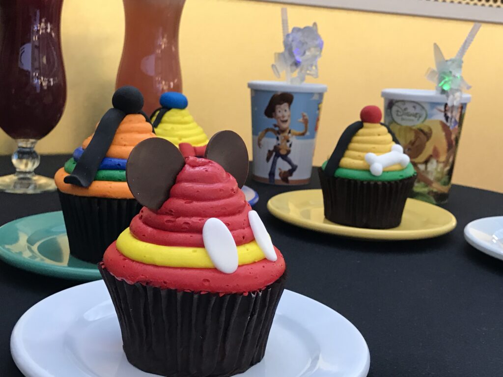 Disney themed cupcakes