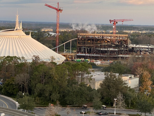 Tron attraction under construction