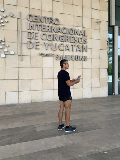 man in running attire