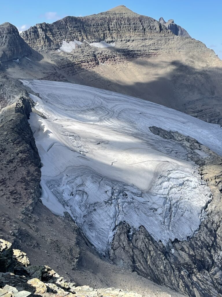High mountain glacier