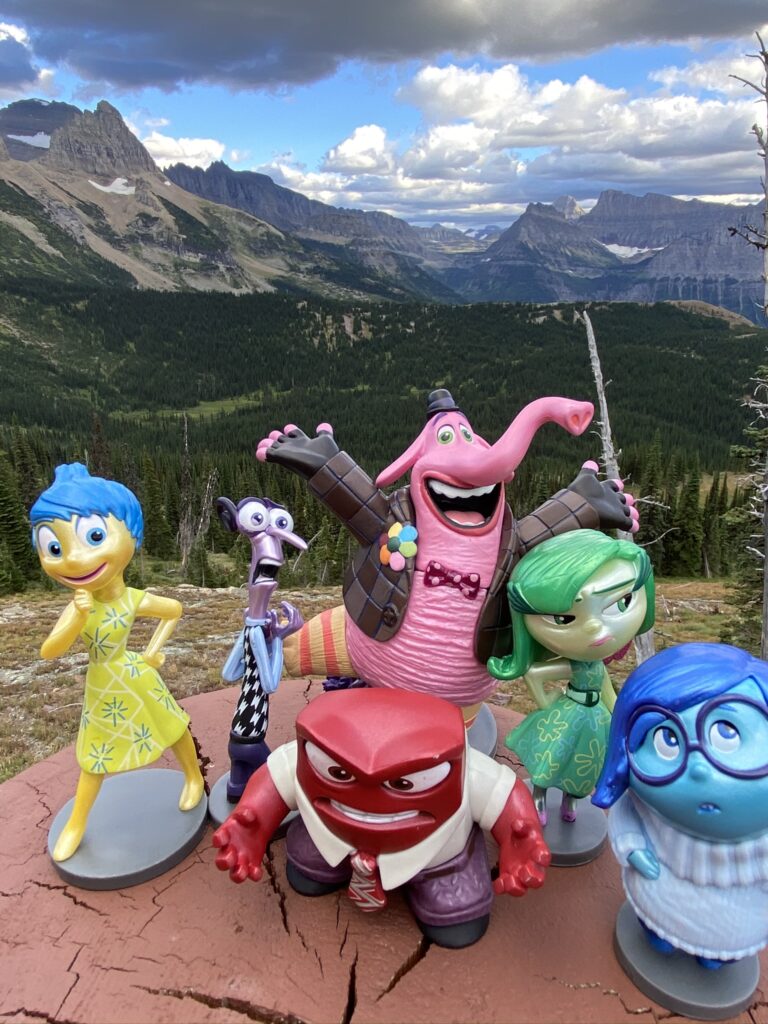 Disney Pixar Inside Out toy characters.