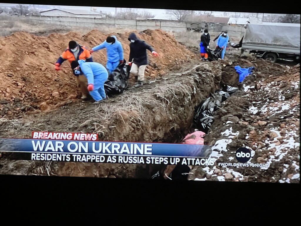 Ukrainian mass war burials