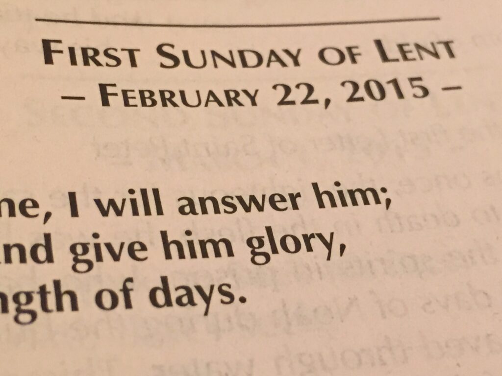 scripture from hymnal