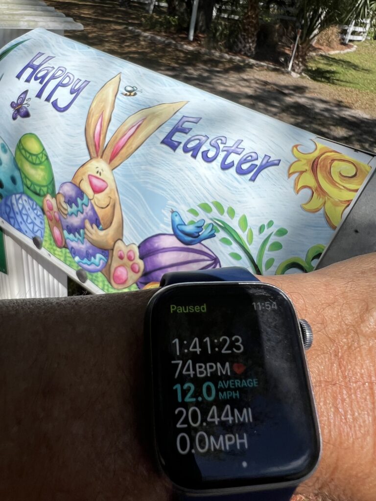 Apple Watch fitness screen