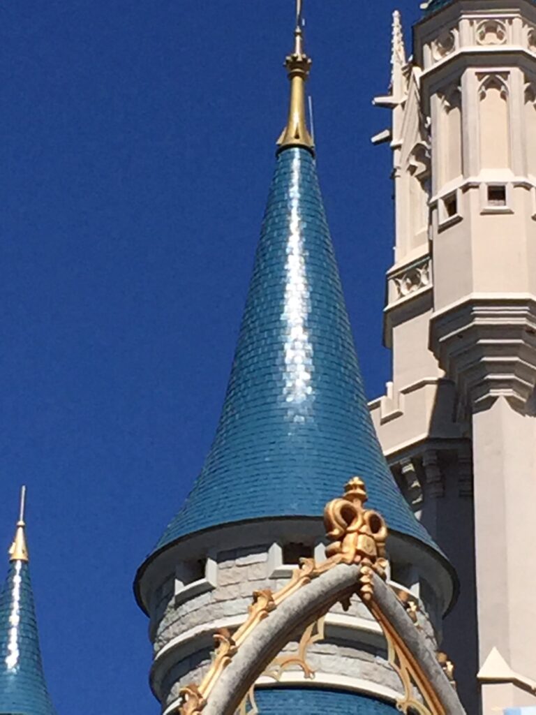 cinderella castle turret
