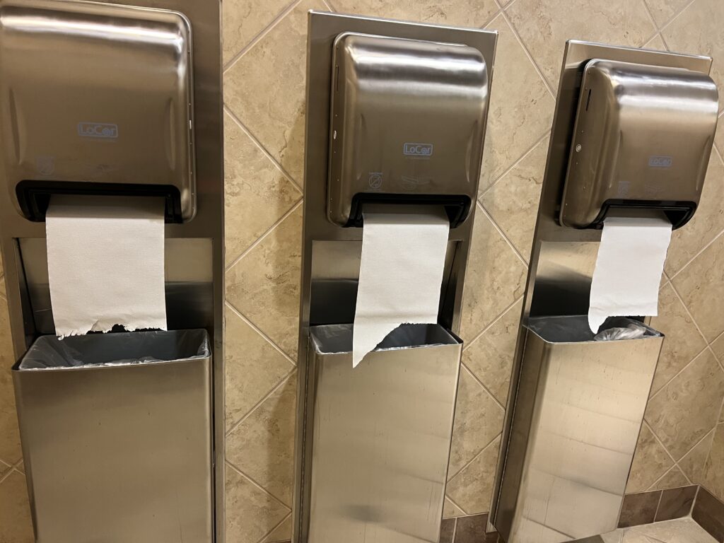 bathroom paper towel dispensers